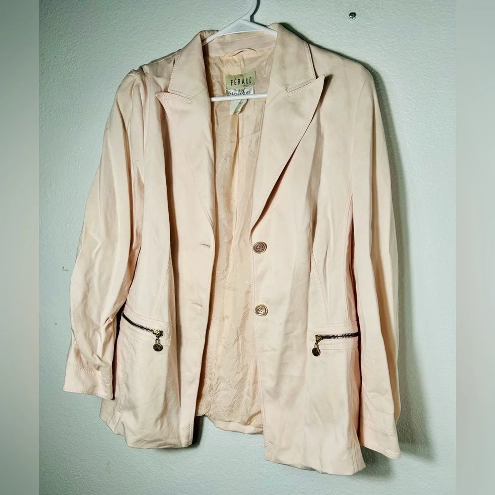 Vintage Feraud Saks Jandel collaboration blazer. High end brand from 80s and 90s